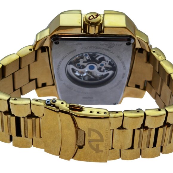 Android 53mm Gold Concept Skeleton Watch! Seagull TY2809 Limited 300 Ref: AD710! - Picture 6 of 11